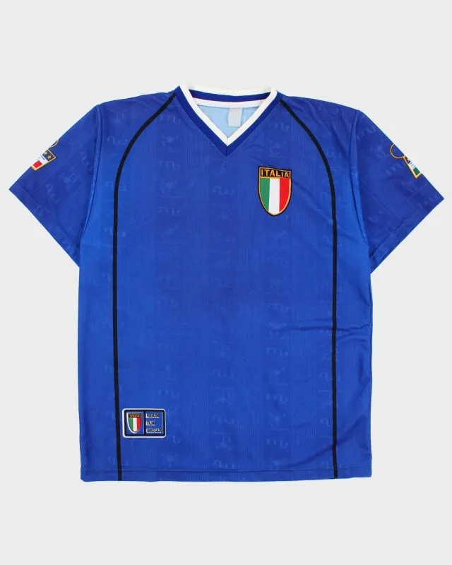 Vintage 1998-99 Italy Unofficial Short Sleeve Home Football Shirt - XL made by Rokit