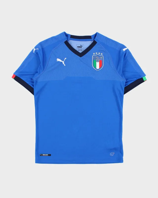 2018-19 Puma Italy Football Dry Cell Short Sleeve Home Football Shirt - S made by Puma