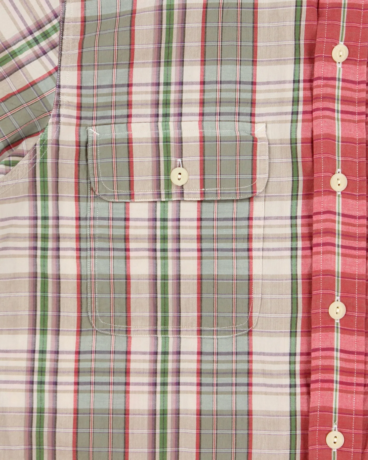 Vintage Y2K 00s Polo Ralph Lauren Plaid Short Sleeve Pocket Shirt - S sold by Rokit product image thumbnail 4