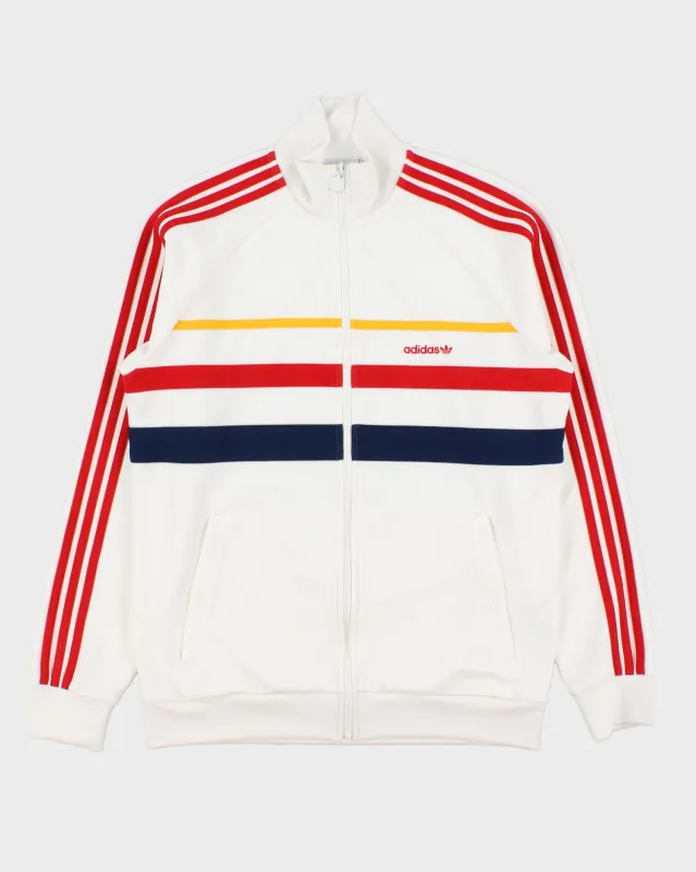 Adidas Originals 'The First Track Top' Heavyweight Classic Funnel-Neck Track Jacket - M made by Adidas