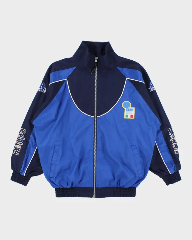 Vintage 1996 Kappa Italy Football Shell Track Bomber Jacket - S made by Kappa