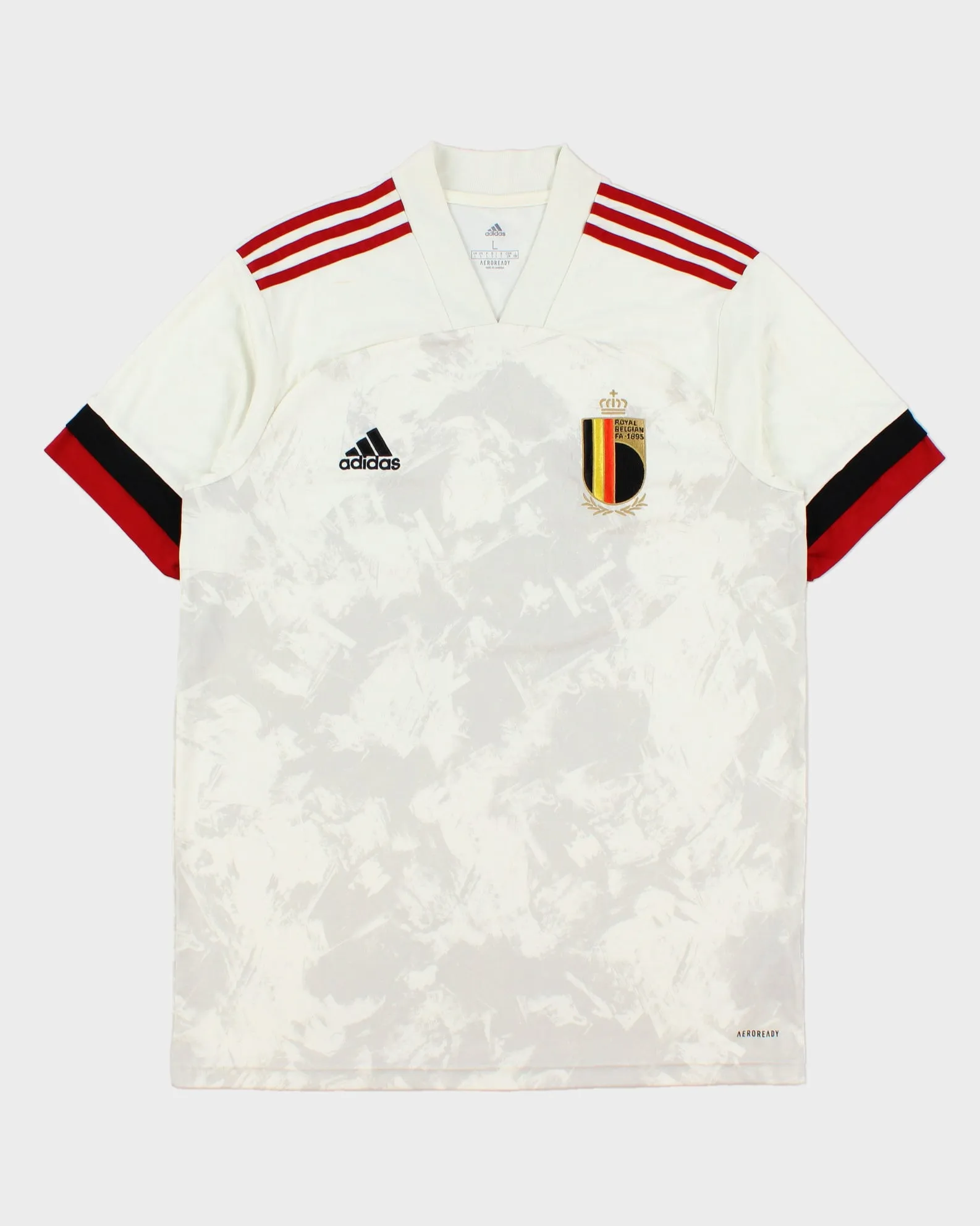 2020-22 Adidas Belgium AeroReady Short Sleeve Away Football Shirt - L sold by Rokit