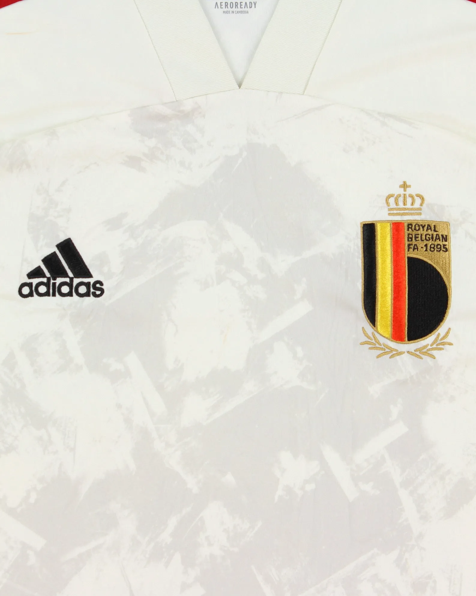 2020-22 Adidas Belgium AeroReady Short Sleeve Away Football Shirt - L sold by Rokit product image thumbnail 4
