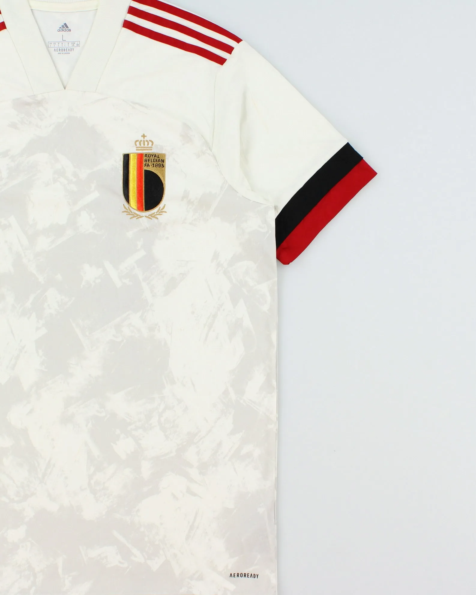 2020-22 Adidas Belgium AeroReady Short Sleeve Away Football Shirt - L sold by Rokit product image thumbnail 3