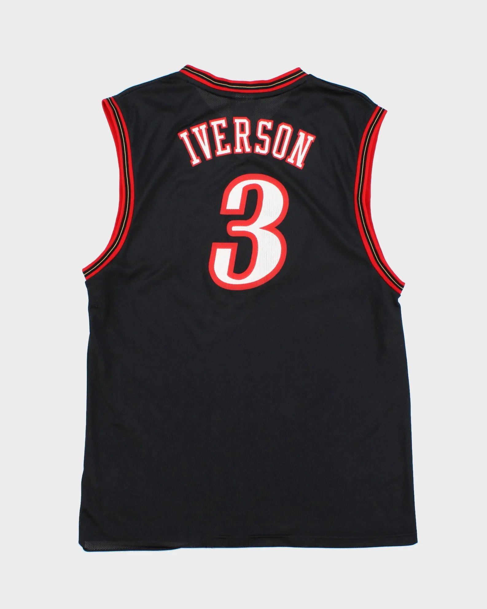 Vintage 2002-04 Reebok Philadelphia 76ers Allen Iverson NBA Away Basketball Jersey - L sold by Rokit product image thumbnail 2