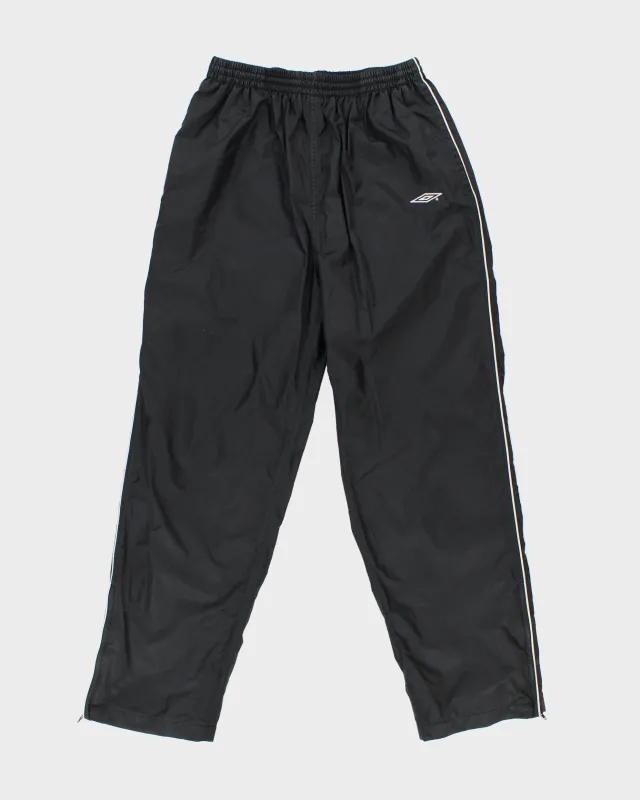 Vintage Y2K 00s Umbro Striped Shell Relaxed Fit Straight Leg Zip Cuff Tracksuit Bottoms - XL made by Umbro
