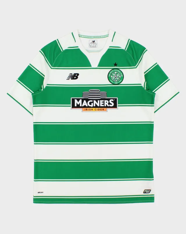 2015-16 New Balance Celtic FC Short Sleeve NB Dry Home Football Shirt - L made by New Balance