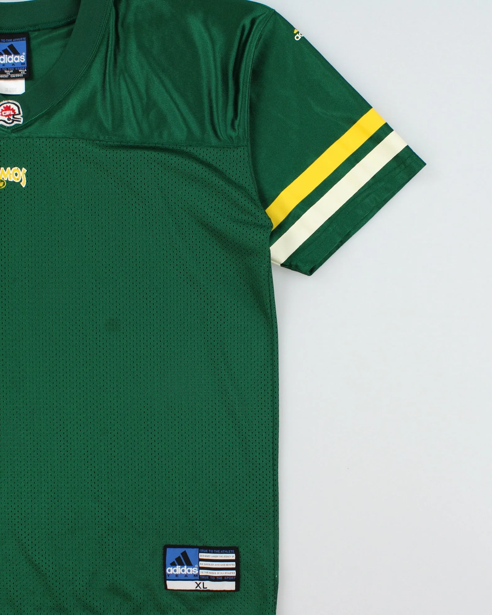 Vintage 1998-00 Adidas Team Edmonton Eskimos CFL Home Jersey - XL sold by Rokit product image thumbnail 3