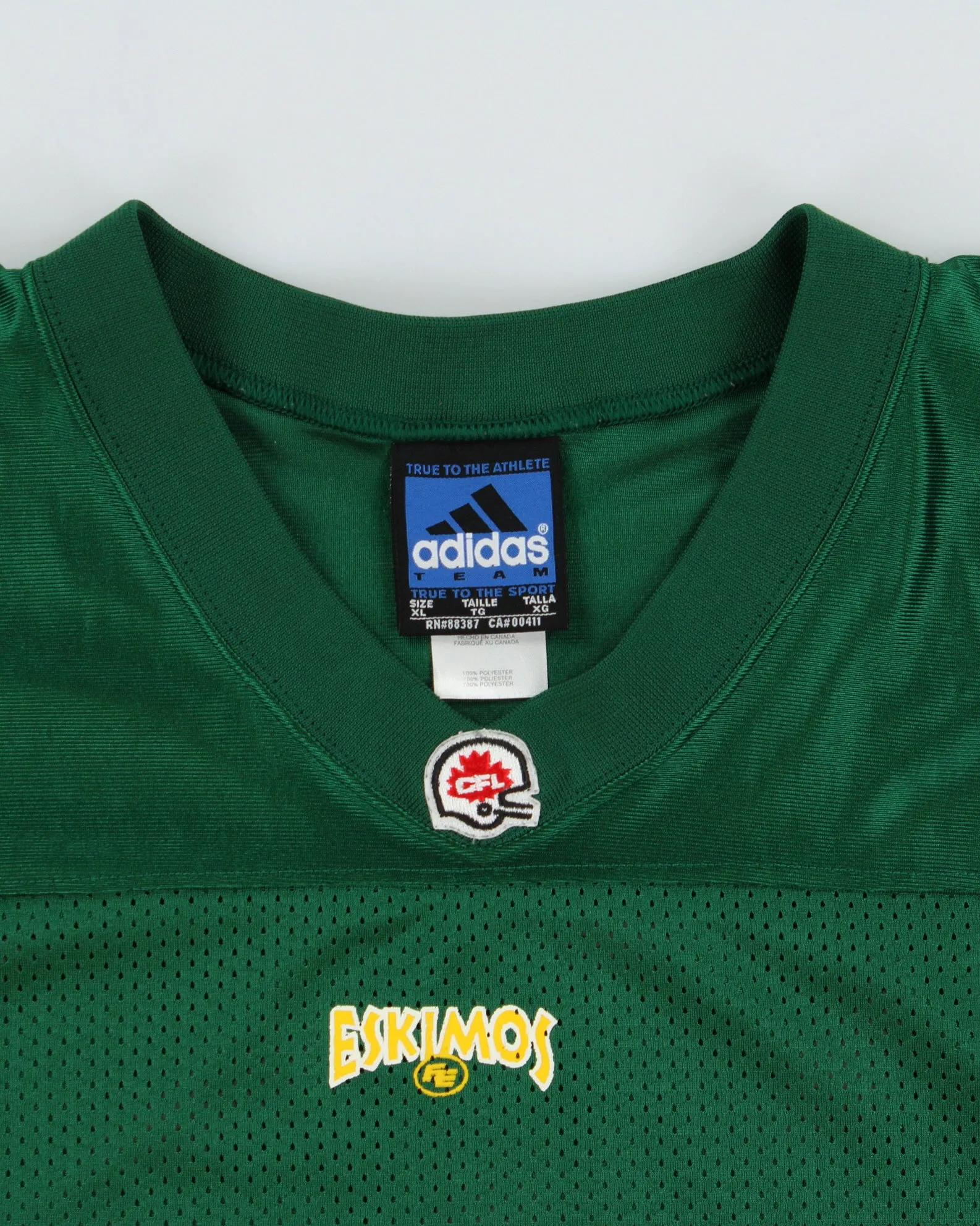Vintage 1998-00 Adidas Team Edmonton Eskimos CFL Home Jersey - XL sold by Rokit product image thumbnail 5