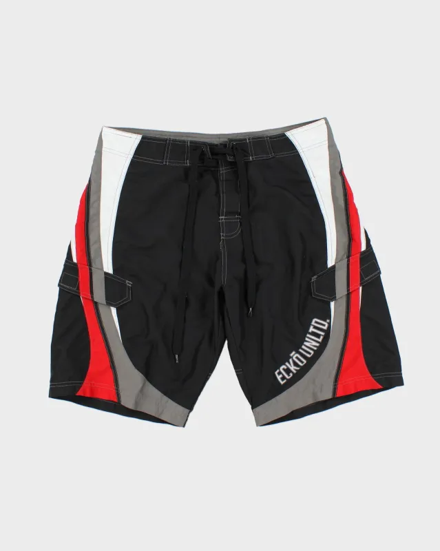 Vintage Y2K 00s Ecko UNLTD Relaxed Fit Wide Leg Shell Board Shorts - W34 made by Ecko Unlimited