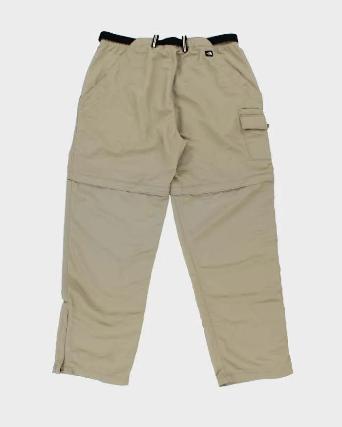 Vintage Y2K 00s The North Face Khaki Relaxed Fit Convertible Wide Leg Hiking Trousers - W34 L32 sold by Rokit product image thumbnail 2