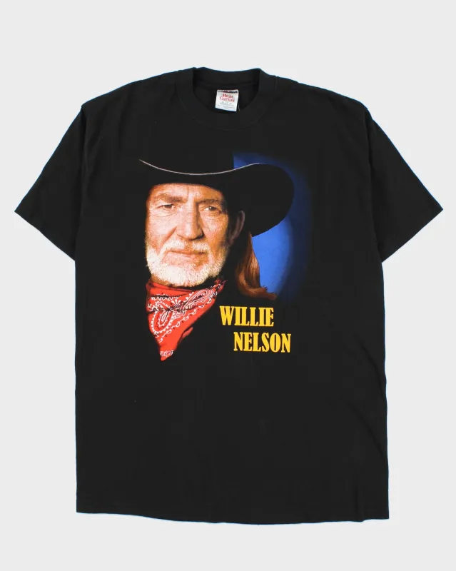 Vintage 1997 Willie Nelson Biggest Hits Heavyweight Jerzees High Cotton Crewneck T-Shirt - XL made by Rokit
