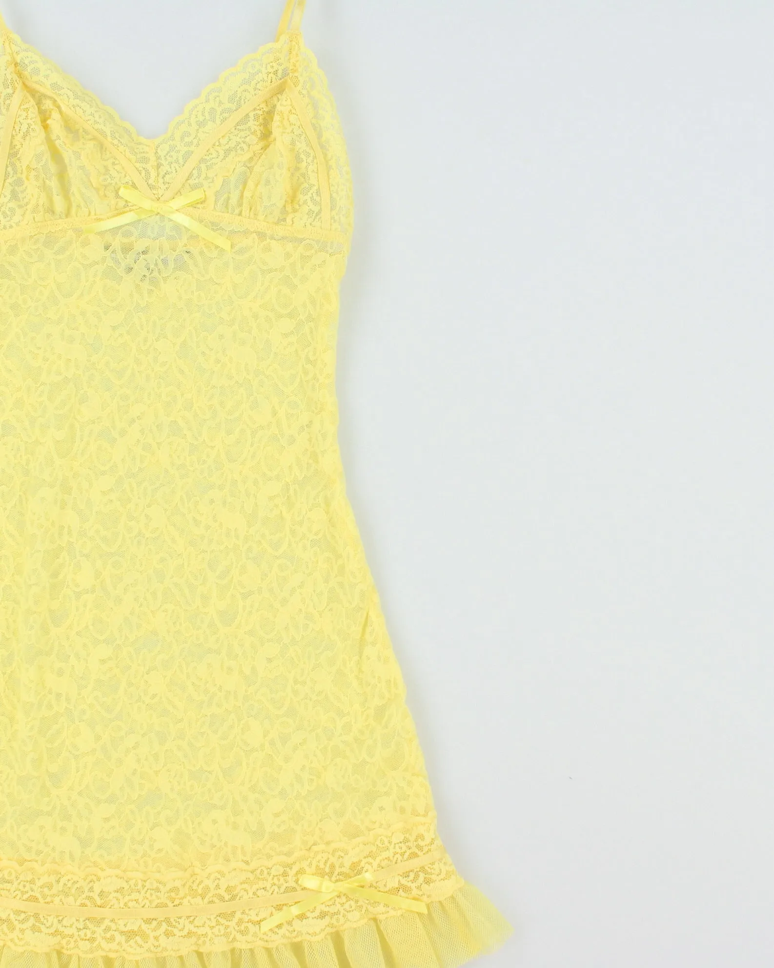Vintage Y2K 2000s Victoria's Secret Lace Mini Dress - XS sold by Rokit product image thumbnail 3