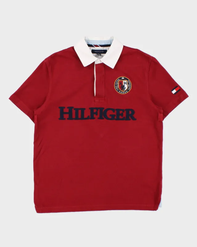 Vintage Y2K 00s Tommy Hilfiger Embroidered Logo Short Sleeve Polo Shirt - M made by Tommy Hilfiger