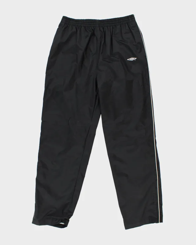 Vintage Y2K 00s Umbro Striped Shell Relaxed Fit Straight Leg Zip Cuff Tracksuit Bottoms - XL made by Umbro