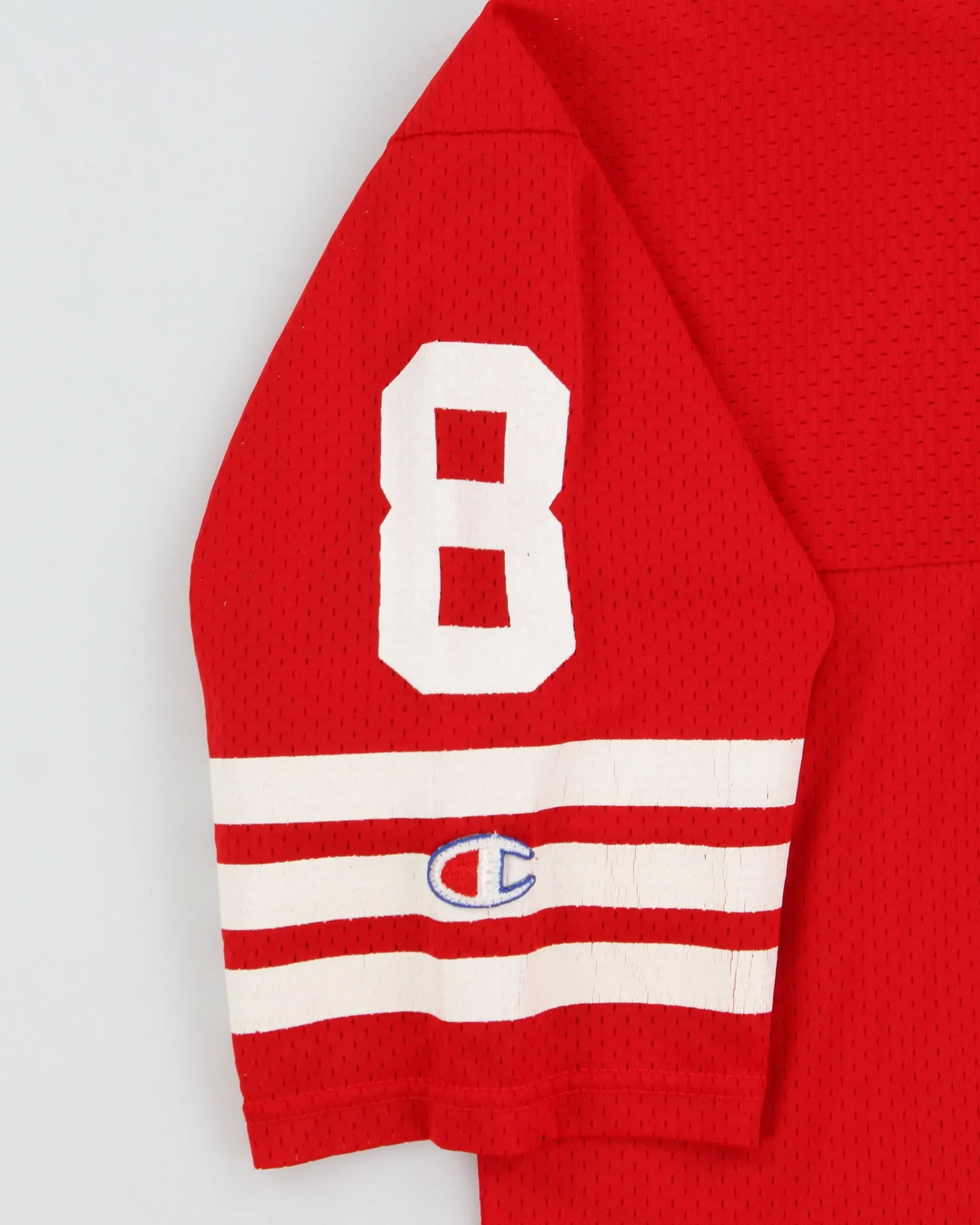 Vintage 1990s Champion San Francisco 49ers Steve Young #8 Legacy NFL Home Jersey - L sold by Rokit product image thumbnail 4