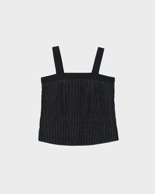 Vintage 1980s Guitare Union Made Sparkly Micro Pleated Top - S made by Rokit