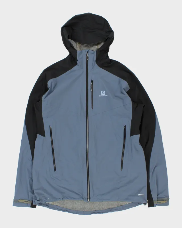 Vintage Salomon Cold Blue Lightweight AdvancedSkin Dry Soft Shell Windproof Jacket - XL made by Salomon