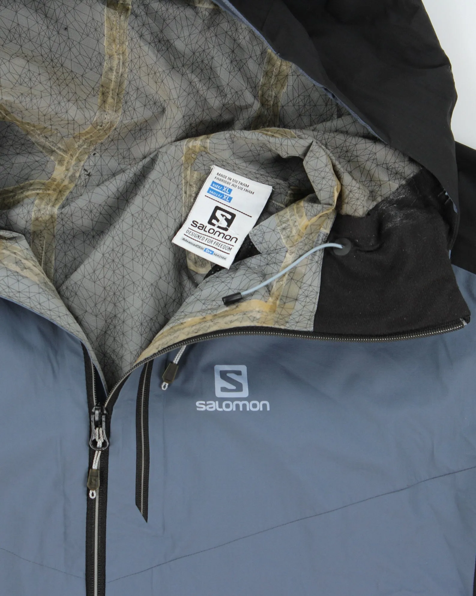 Vintage Salomon Cold Blue Lightweight AdvancedSkin Dry Soft Shell Windproof Jacket - XL sold by Rokit product image thumbnail 5