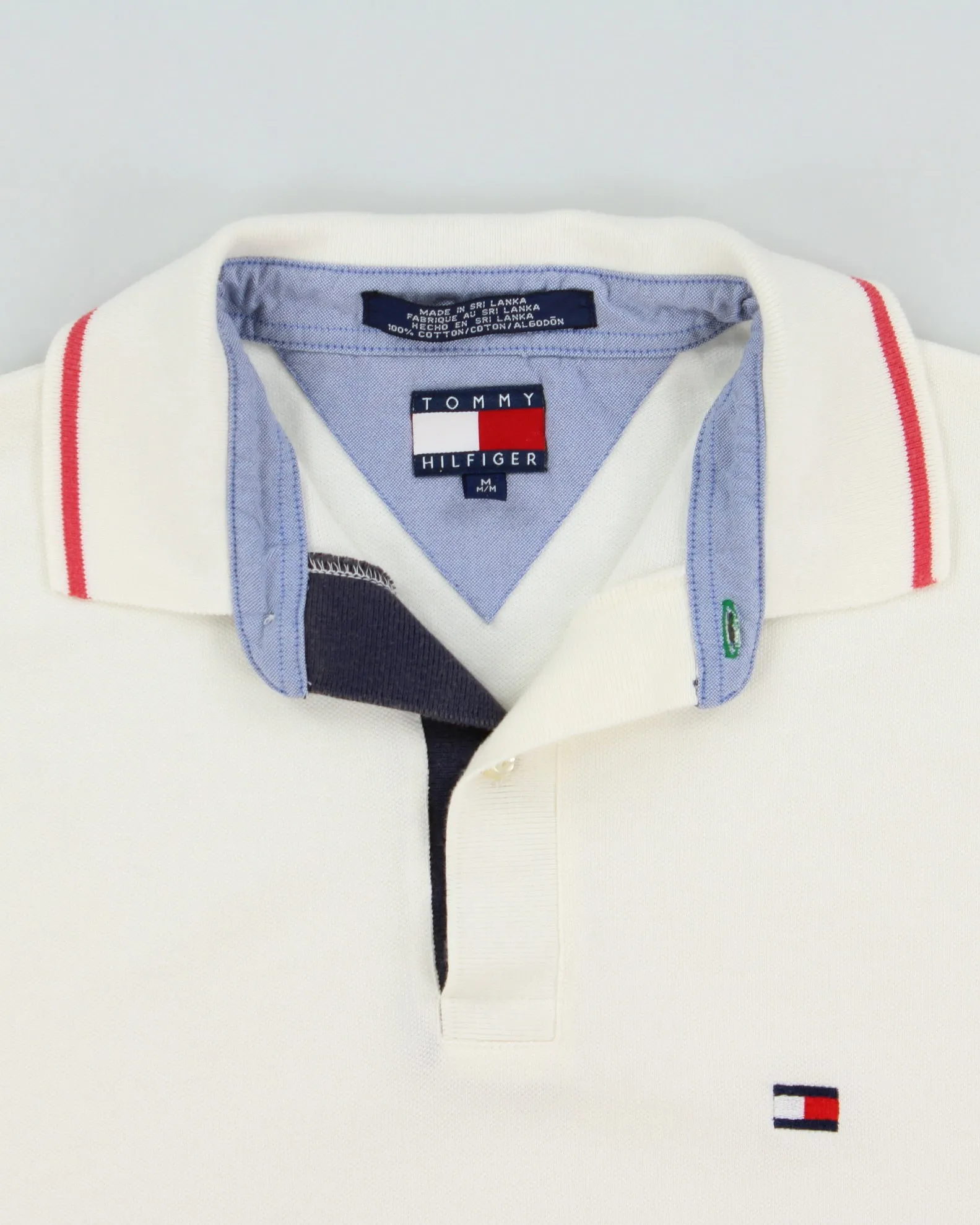 Vintage 1990s Tommy Hilfiger Heavyweight Classic Short Sleeve Polo Shirt - M sold by Rokit product image thumbnail 5