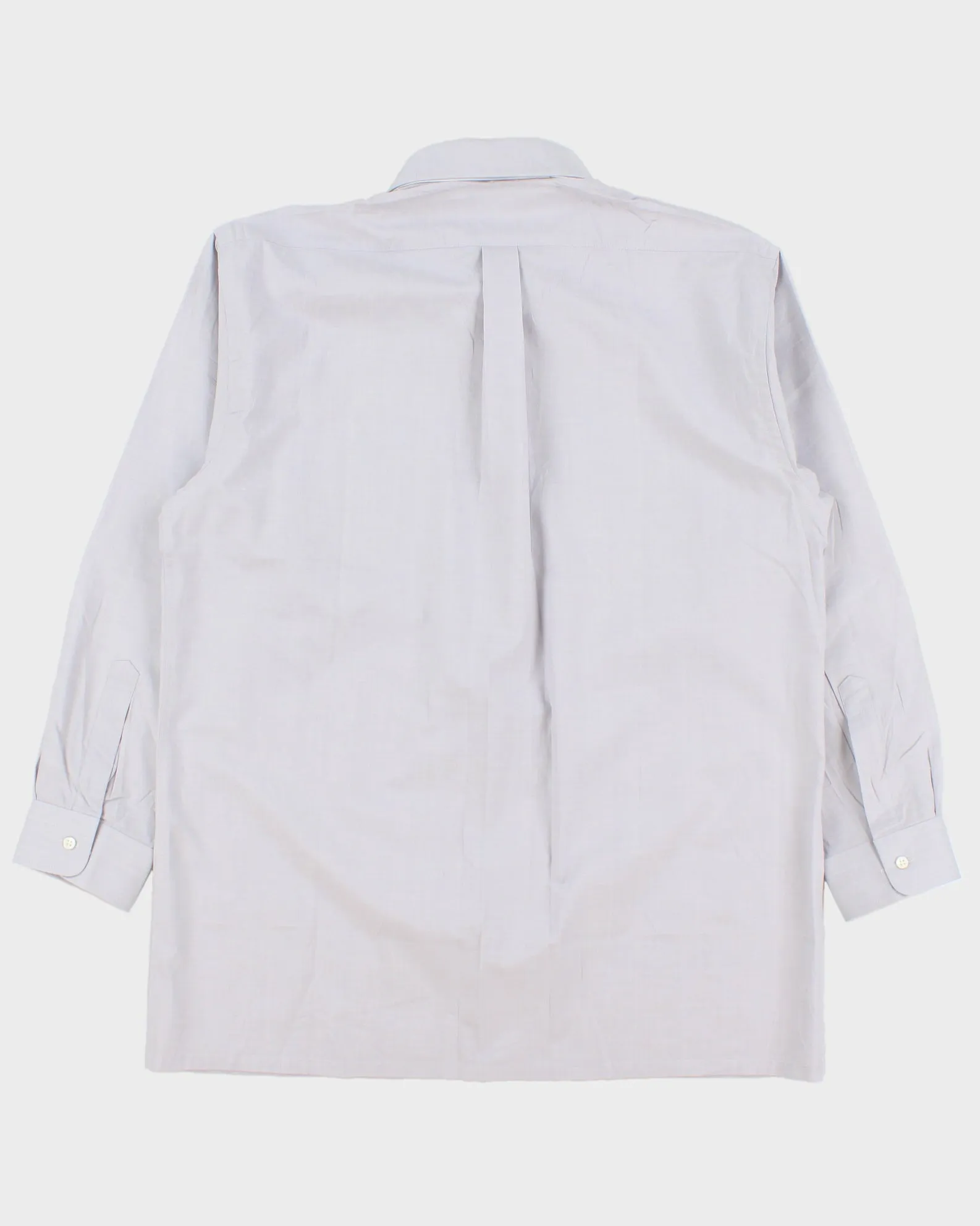 DSWT Vintage Christian Dior Monsieur Pale Grey Long Sleeve Formal Shirt - L sold by Rokit product image thumbnail 2