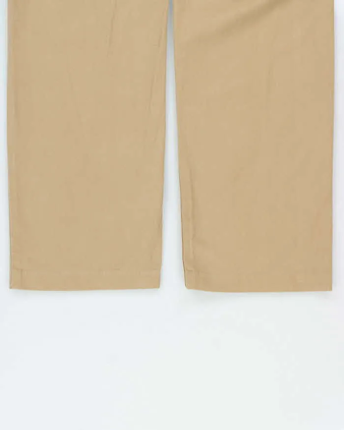 Vintage Levi's Khaki Mid-Rise Wide Leg 'Baggy' Heavyweight Chino Trousers - W30 L31 sold by Rokit product image thumbnail 5