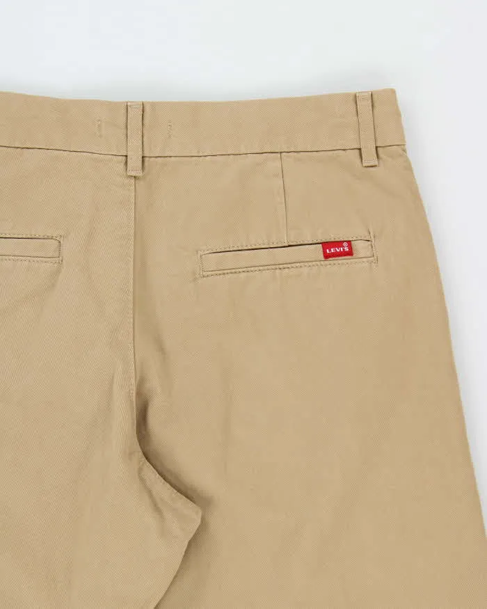 Vintage Levi's Khaki Mid-Rise Wide Leg 'Baggy' Heavyweight Chino Trousers - W30 L31 sold by Rokit product image thumbnail 4