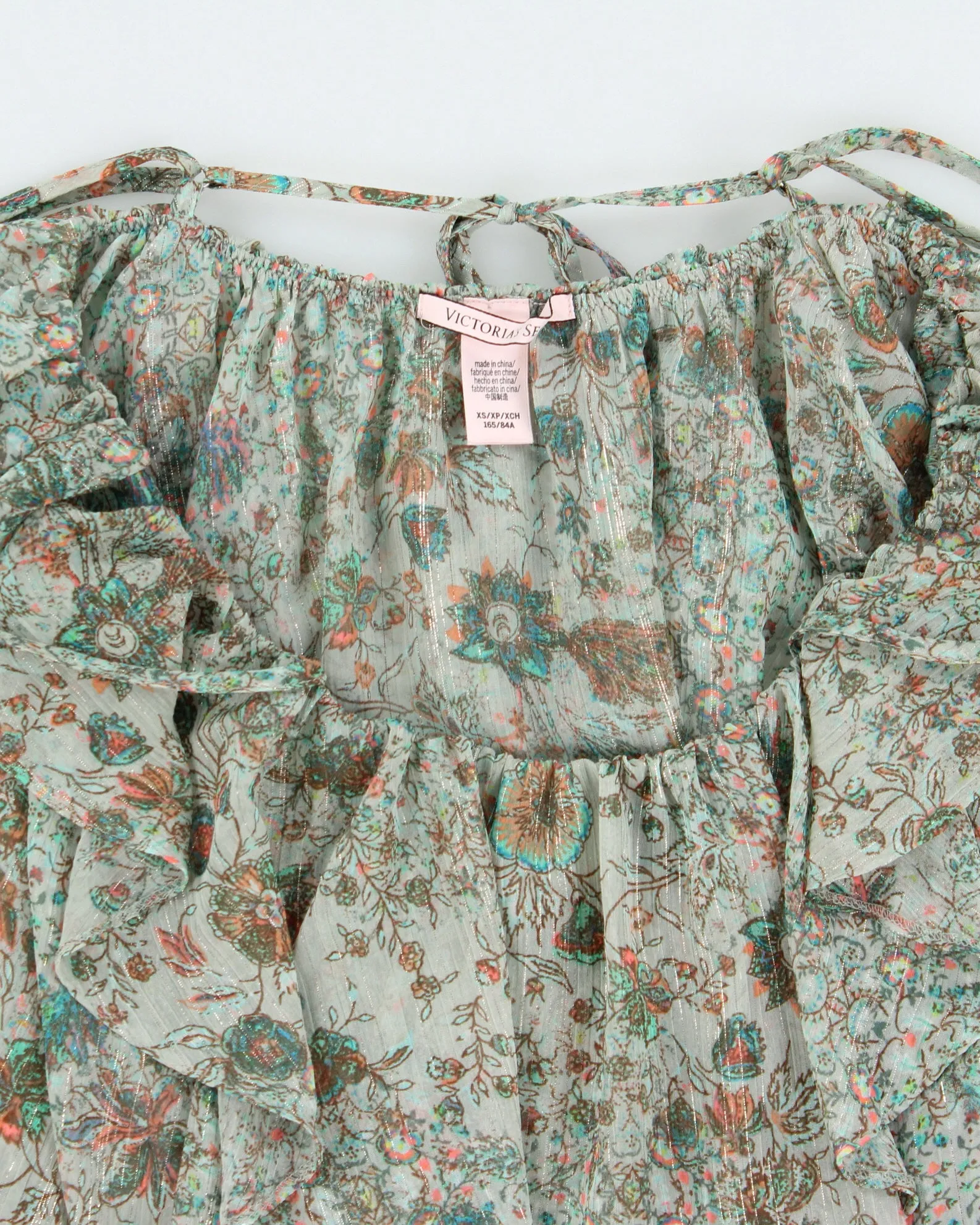 Vintage 2000s Victoria's Secret Floaty Semi Sheer Cami Top - XS sold by Rokit product image thumbnail 5