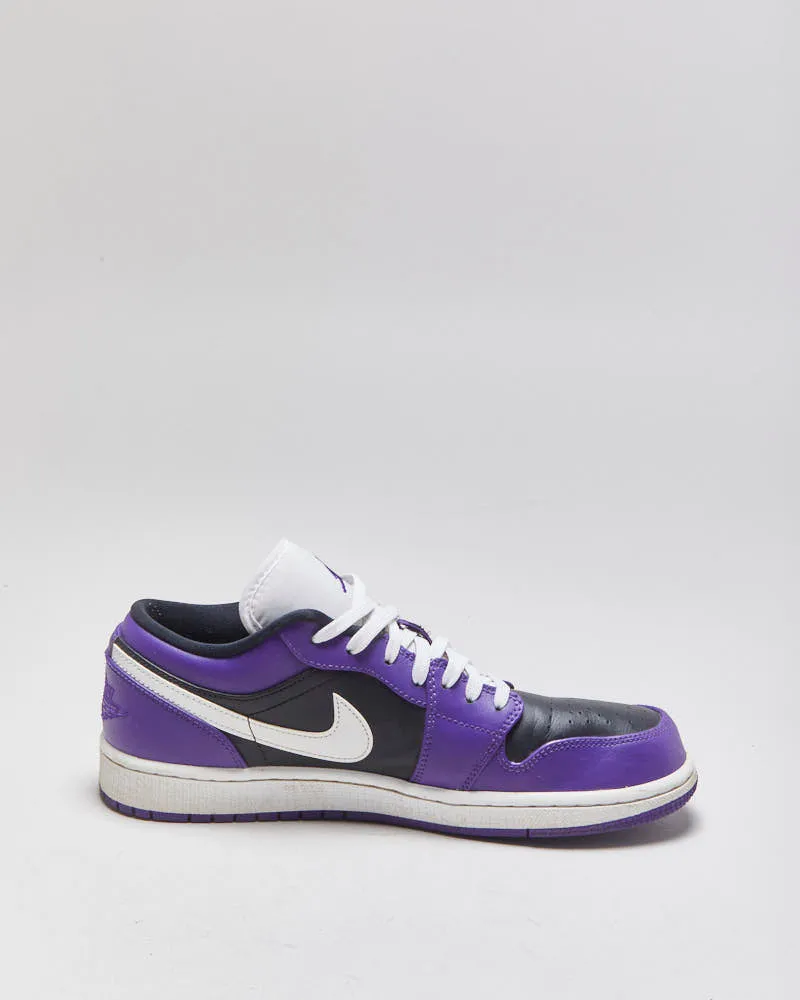 2020 Nike Air Jordan 1 Low Court Purple/White/Black Trainers - UK8.5 sold by Rokit product image thumbnail 2