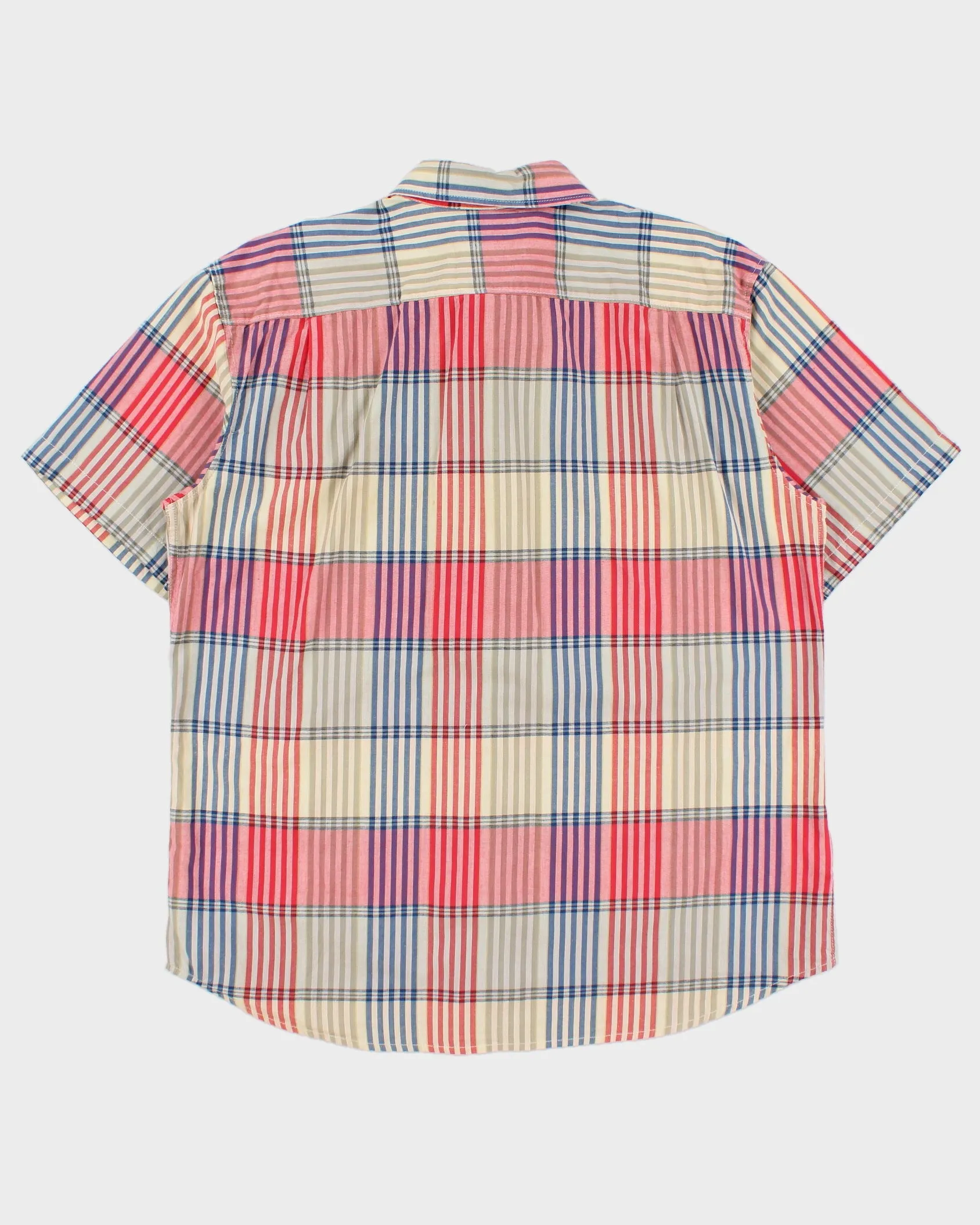 Vintage Eddie Bauer Striped Relaxed Fit Short Sleeve Pocket Shirt - L sold by Rokit product image thumbnail 2