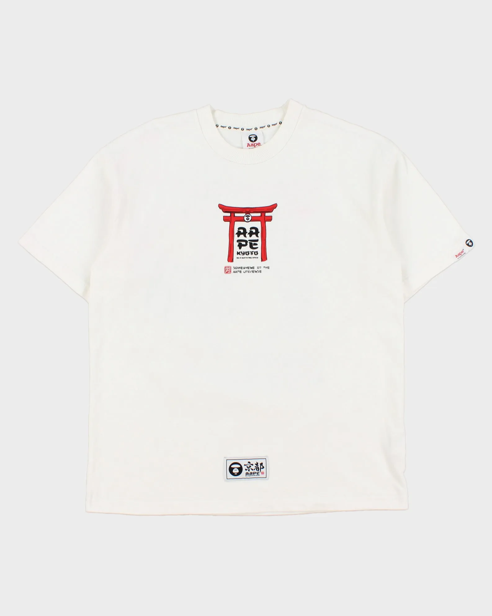 Aape By A Bathing Ape 2019 Kyoto Exclusive Flagship Store Opening Heavyweight Crewneck T-Shirt - M sold by Rokit