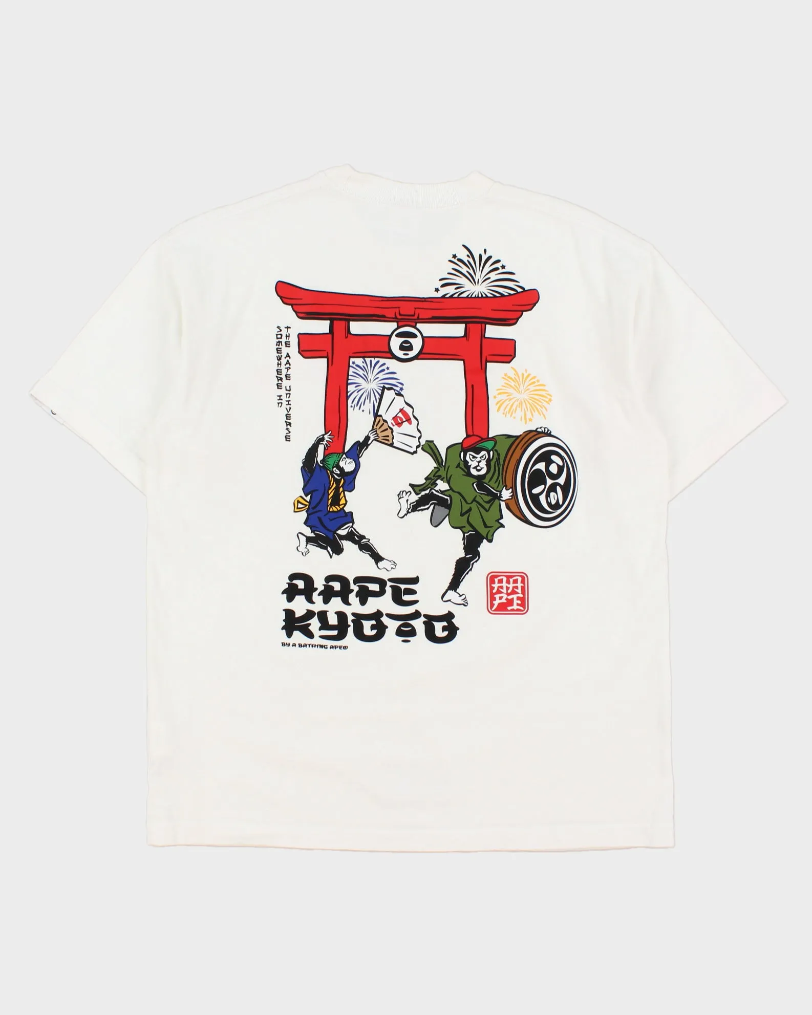 Aape By A Bathing Ape 2019 Kyoto Exclusive Flagship Store Opening Heavyweight Crewneck T-Shirt - M sold by Rokit product image thumbnail 2