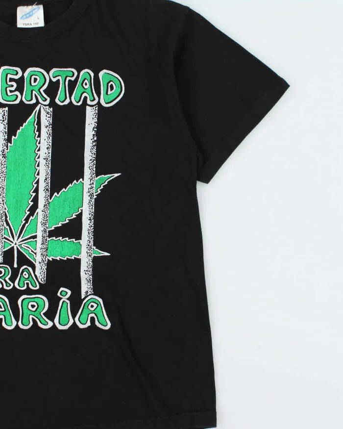 Vintage 1990s Freedom 4 Marijuana Heavyweight Crewneck T-Shirt - L sold by Rokit product image thumbnail 3