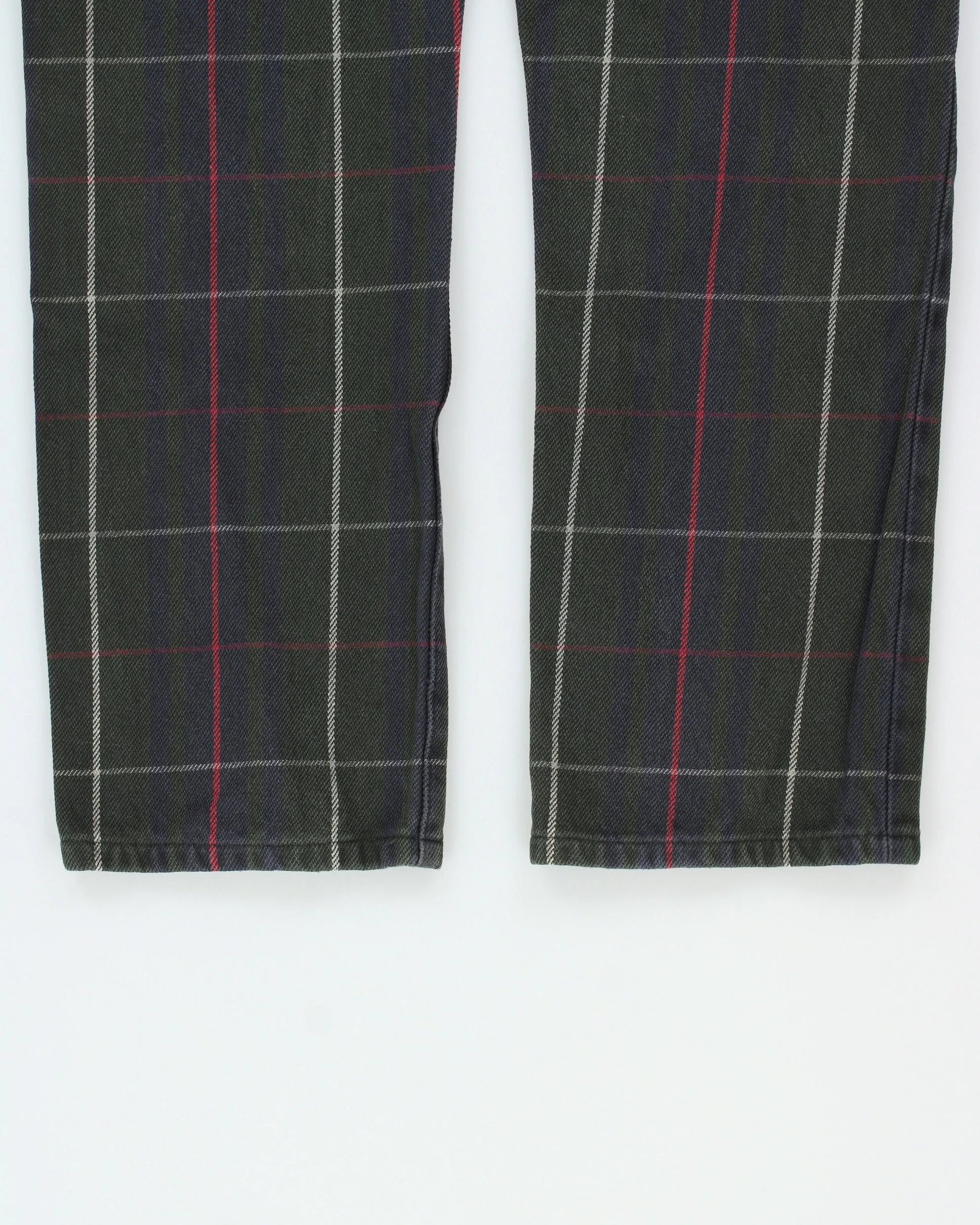 Vintage Polo Ralph Lauren Tartan Mid-Rise Varick Slim Straight Leg Denim Jeans - W34 L30 sold by Rokit product image thumbnail 5
