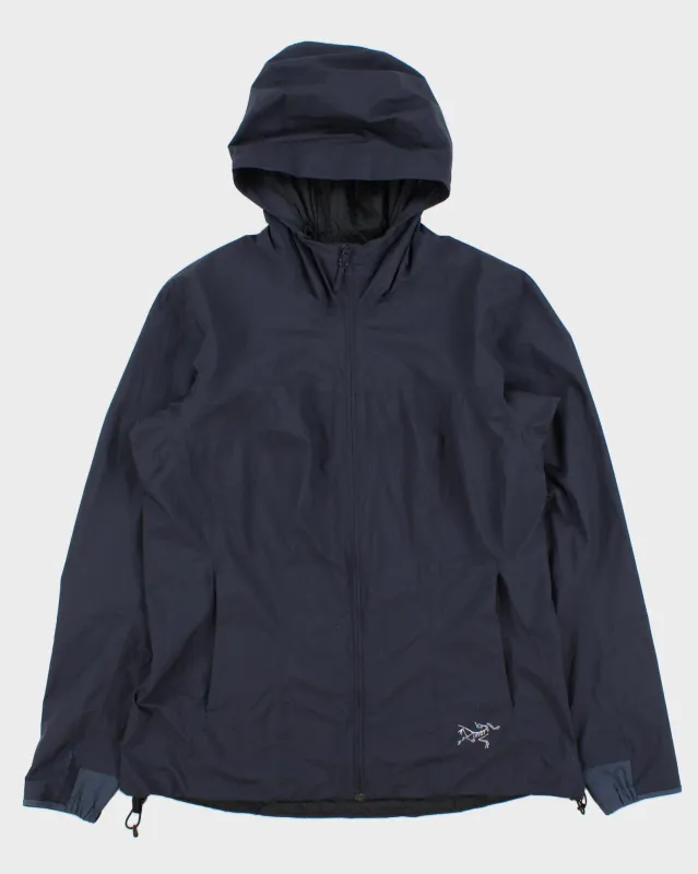 Arc'teryx Navy Solano Hoody Gore-Tex Windstopper Women's Fleece Lined Padded Soft Shell Jacket - L made by Arc'teryx
