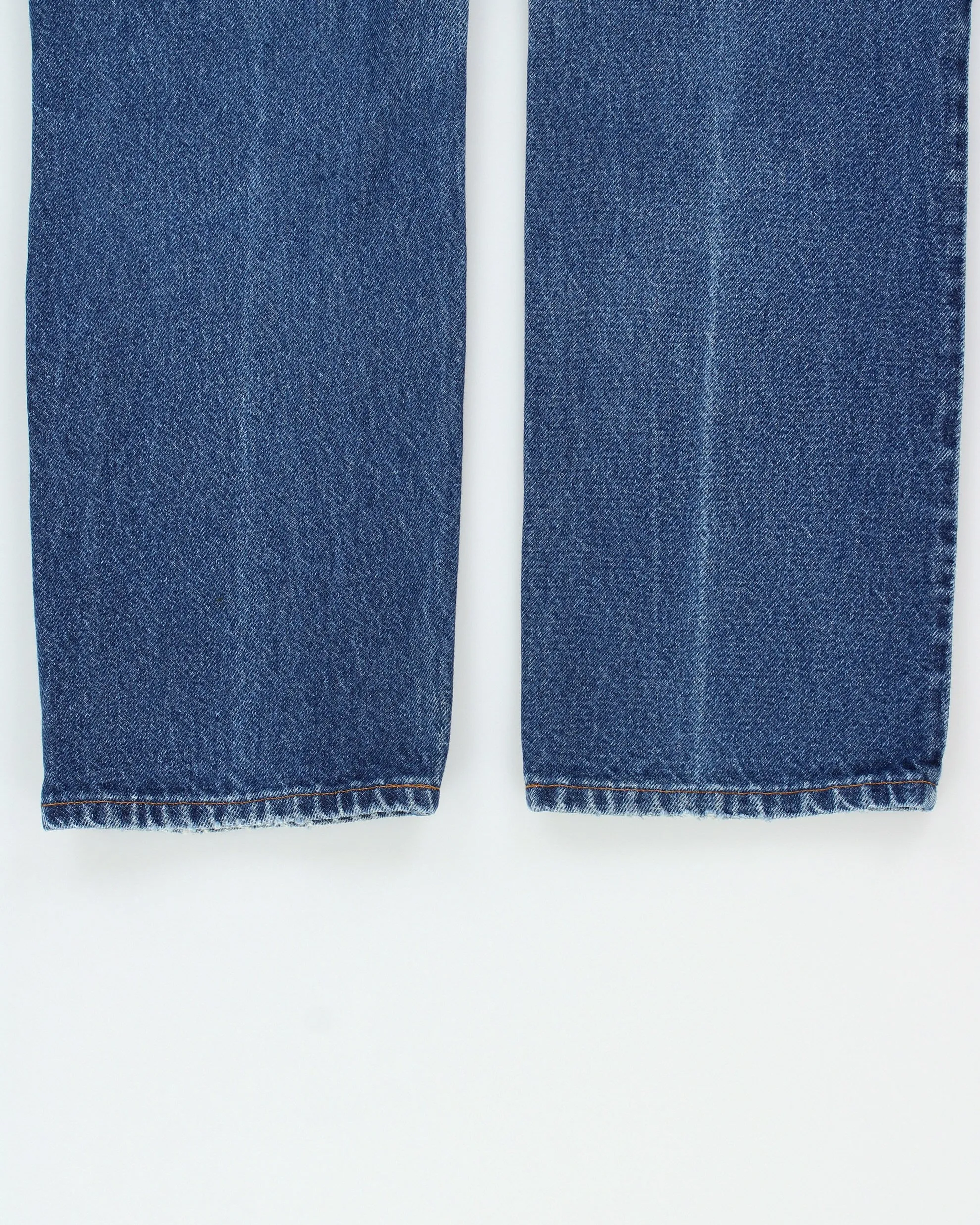 Vintage 1992 Levi's 619 Orange Tab Made In Canada Mid-Rise Leather Patch Straight Leg Jeans - W30 L30 sold by Rokit product image thumbnail 5
