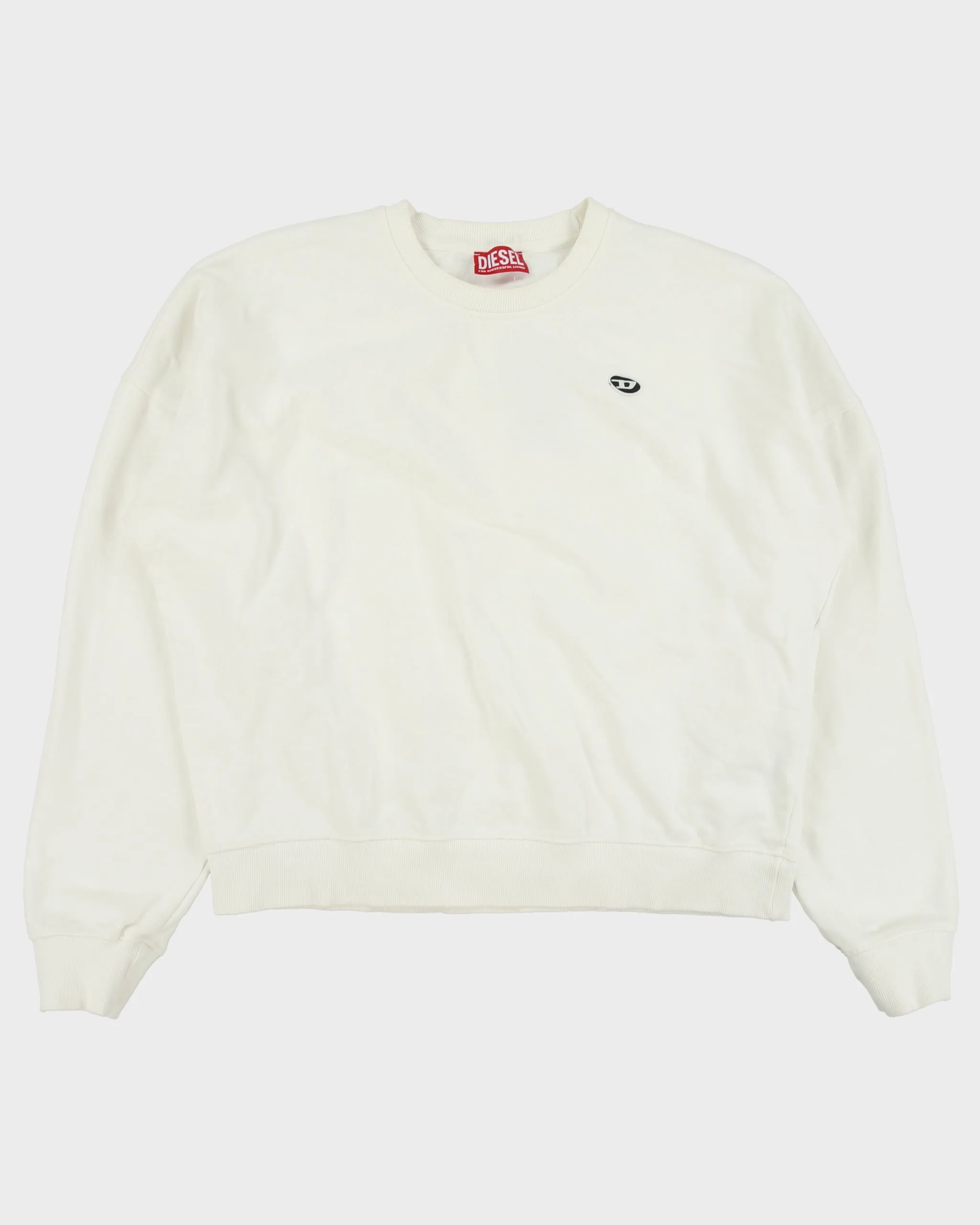 Diesel Rob-Doval-PJ Heavyweight Boxy Crewneck Sweatshirt - L sold by Rokit