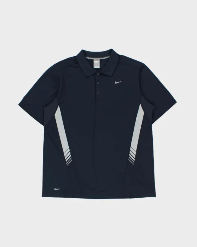 Vintage Y2K 00s Nike Fit Dry 3M Short Sleeve Polo Shirt - XL made by Nike