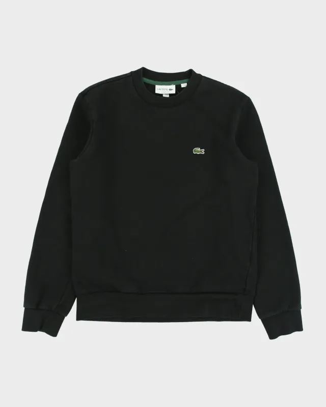 Vintage Lacoste Black Croc Pique Heavyweight Classic Fit Crewneck Sweatshirt - M made by Lacoste