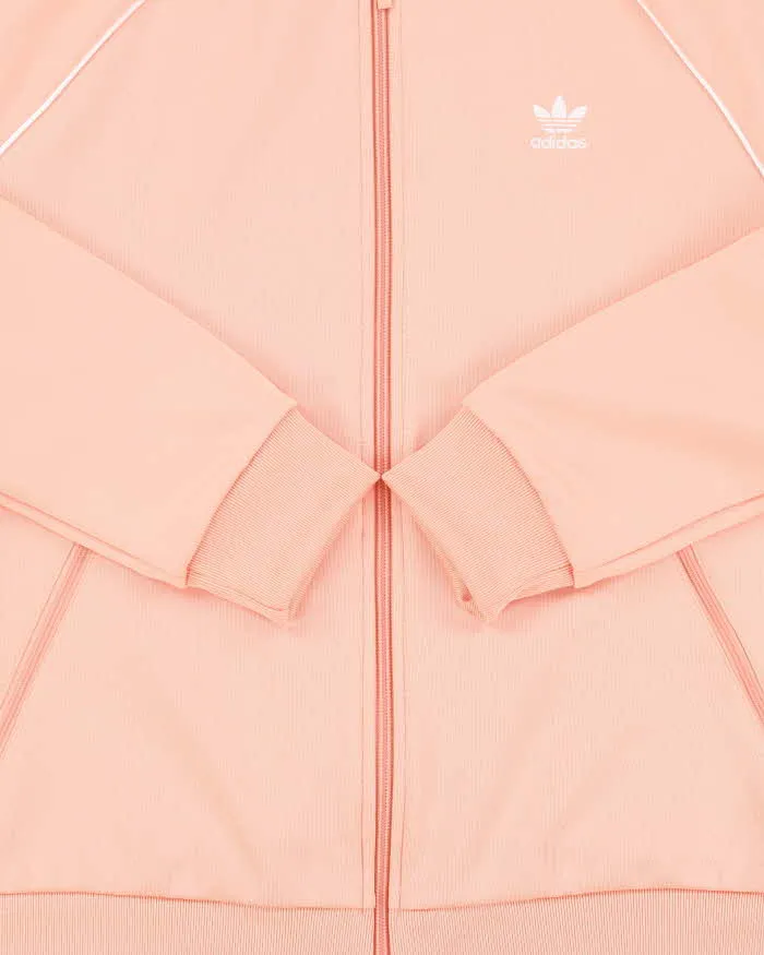Vintage Adidas Originals Women's Peach Pink Superstar Track Jacket - L sold by Rokit product image thumbnail 4