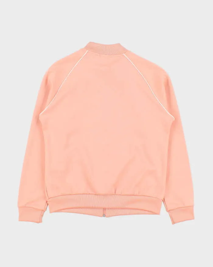 Vintage Adidas Originals Women's Peach Pink Superstar Track Jacket - L sold by Rokit product image thumbnail 2
