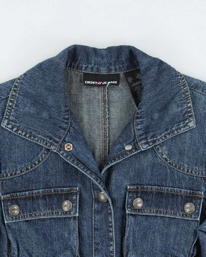 Vintage Y2k 2000s DKNY Jeans Lightweight Multi Pocket Jacket - XS sold by Rokit product image thumbnail 5