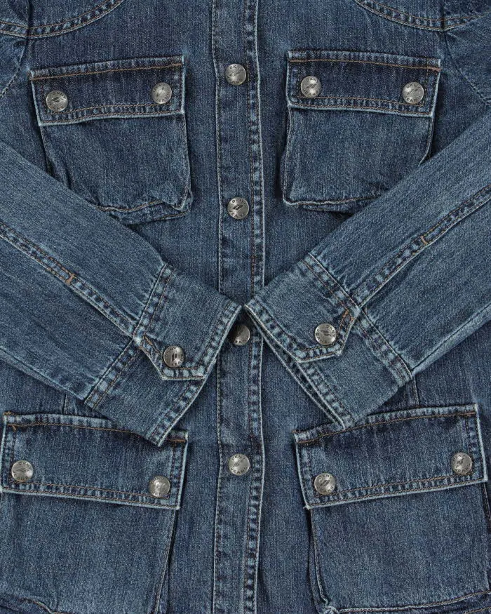 Vintage Y2k 2000s DKNY Jeans Lightweight Multi Pocket Jacket - XS sold by Rokit product image thumbnail 4