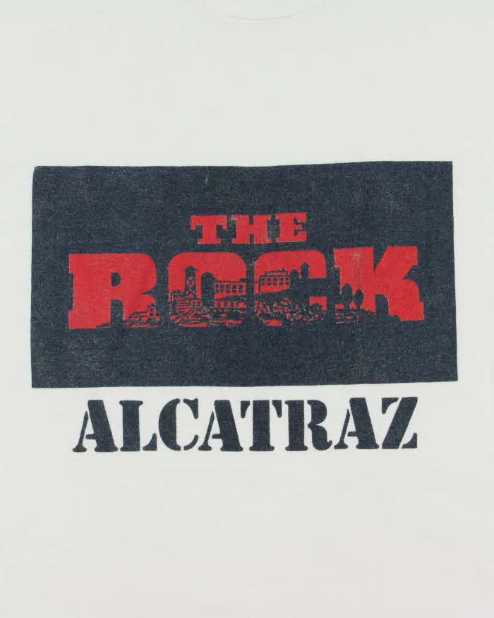 Vintage 1990s The Rock Alcatraz State Penitentiary Heavyweight Made In USA Single Stitch Crewneck T-Shirt - L sold by Rokit product image thumbnail 4