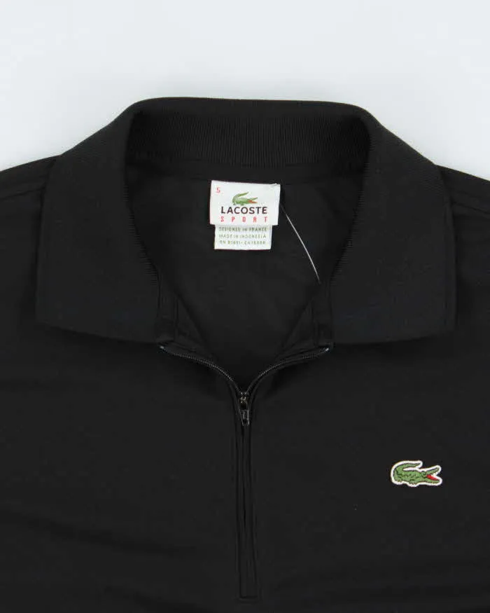 Vintage Y2K 00s Lacoste Sport Short Sleeve Zip Active Polo Shirt - L sold by Rokit product image thumbnail 5