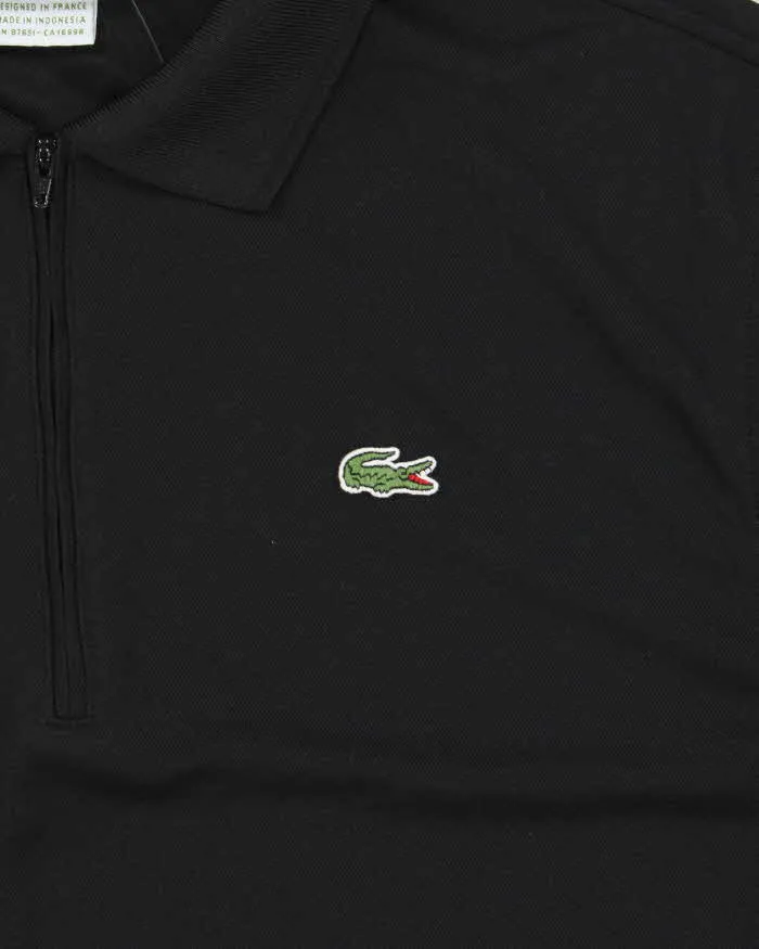 Vintage Y2K 00s Lacoste Sport Short Sleeve Zip Active Polo Shirt - L sold by Rokit product image thumbnail 4