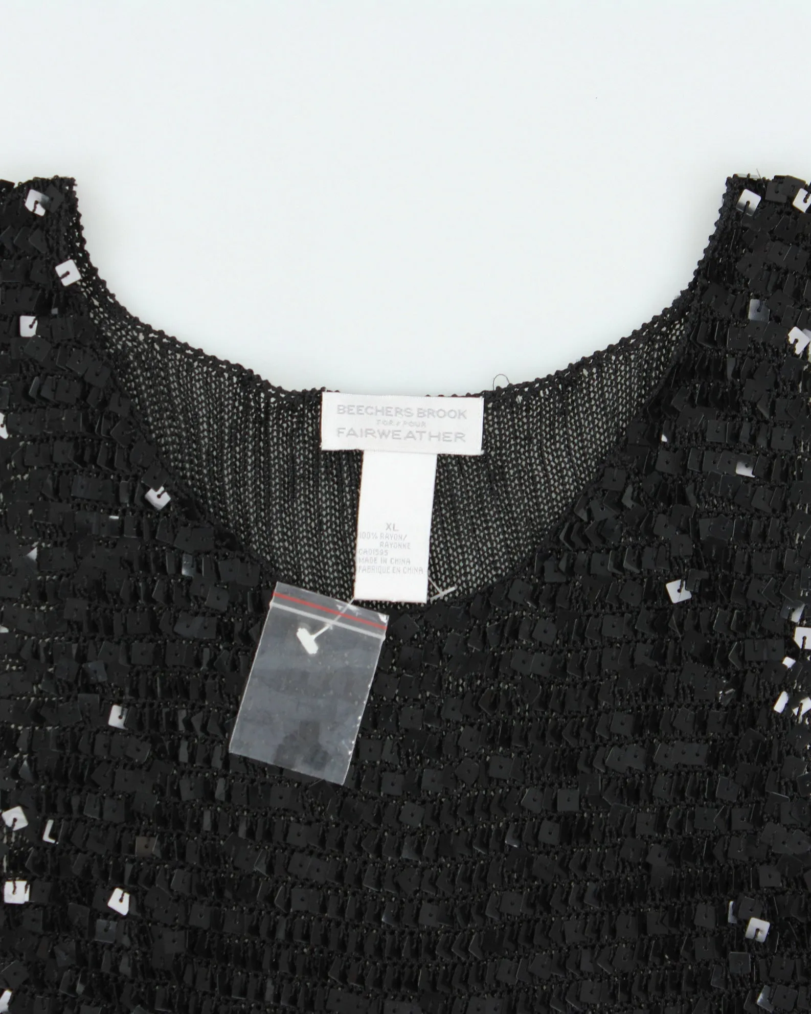 Deadstock Vintage Beechers Brook For Fairweather Crochet Sequin Top - M sold by Rokit product image thumbnail 5