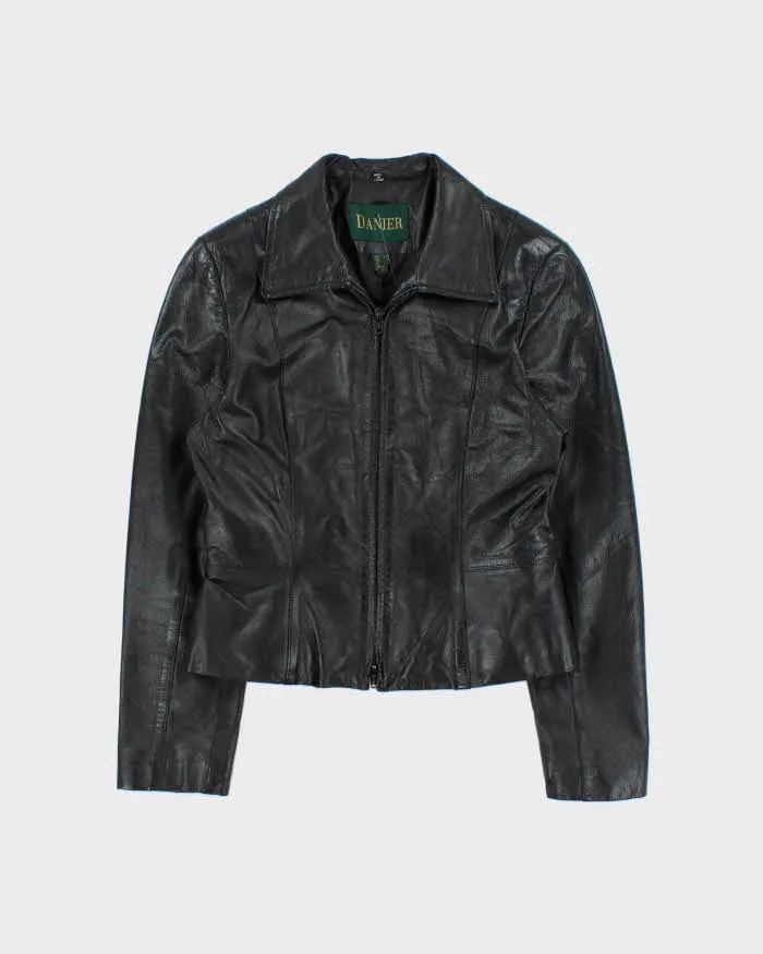 Vintage 2000s Danier Fitted Leather Jacket - XS sold by Rokit