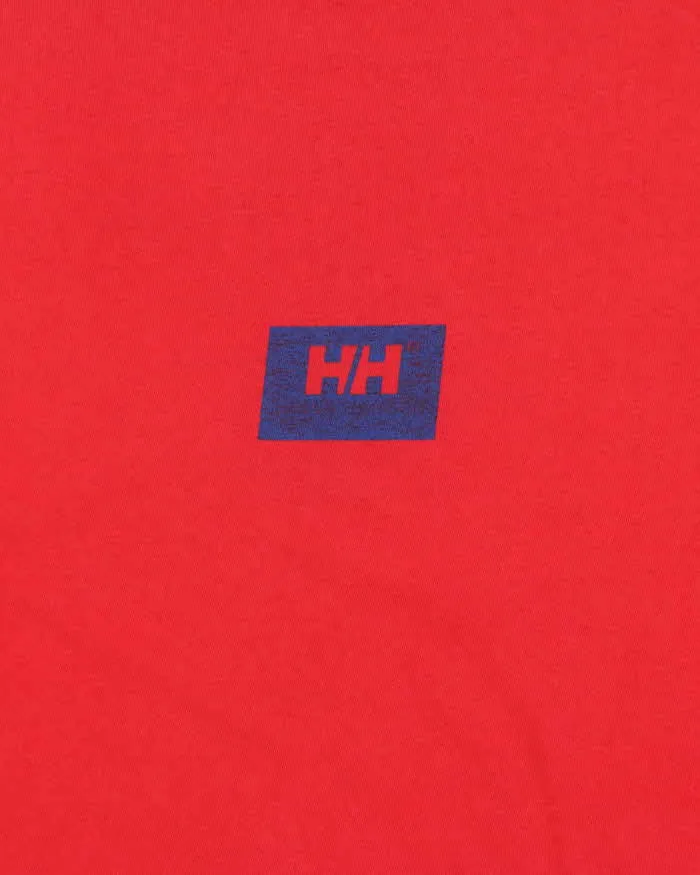 Vintage 1990s Helly Hansen Heavyweight Centre Logo Crewneck T-Shirt - XL sold by Rokit product image thumbnail 4