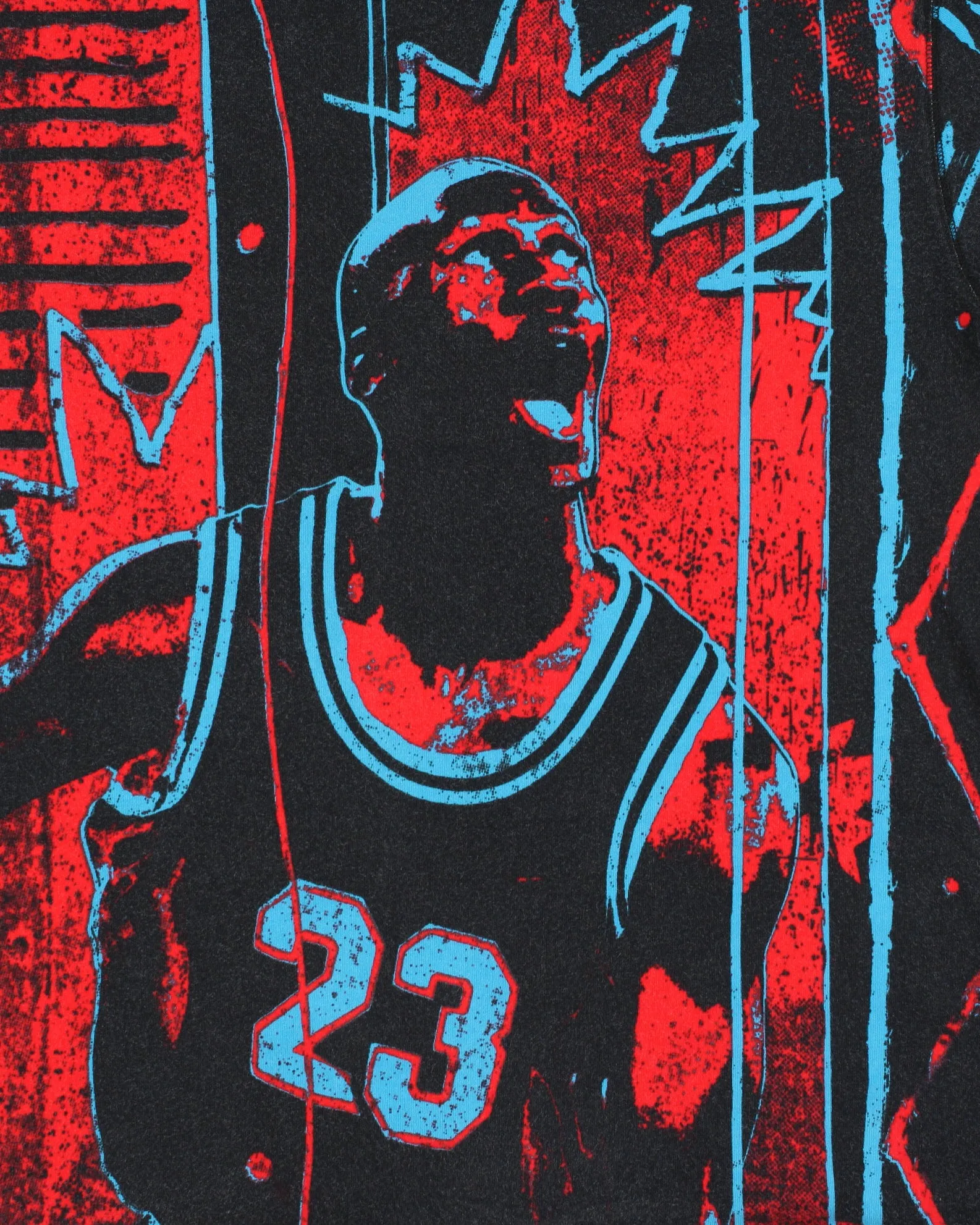 Vintage Nike Air Jordan DNA Heavyweight AOP Crewneck T-Shirt - L sold by Rokit product image thumbnail 4